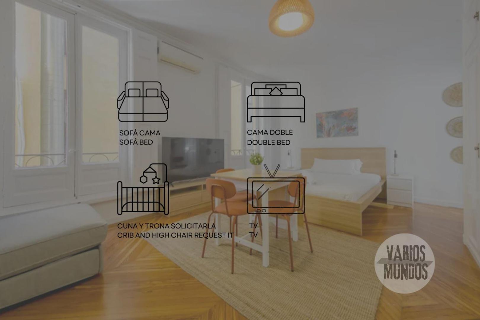 Petite E Chic Loft Para 3 En El Corazon De Madrid Exteriör bild